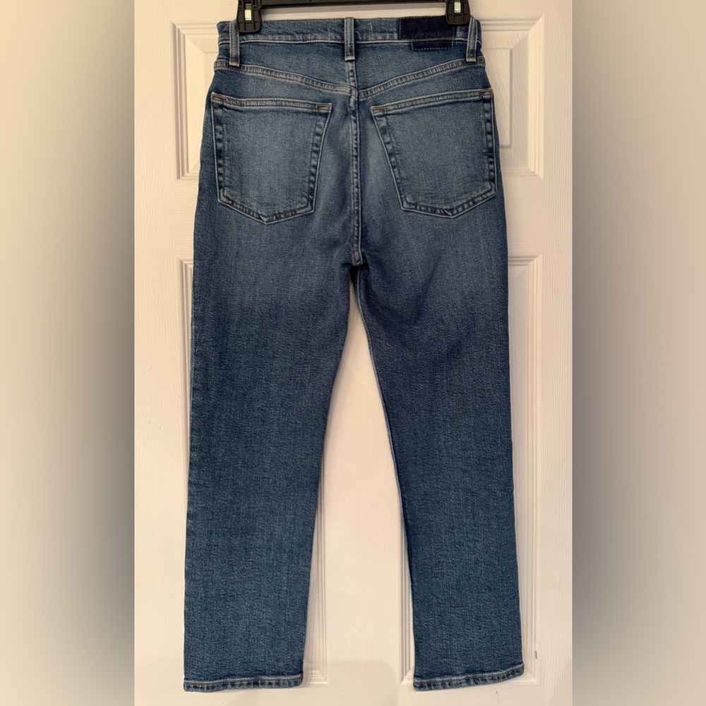 REDONE 90’s-Mid 70’s Cropped High Rise Women's Blue Denim Jeans Size 26 - Picture 5 of 15